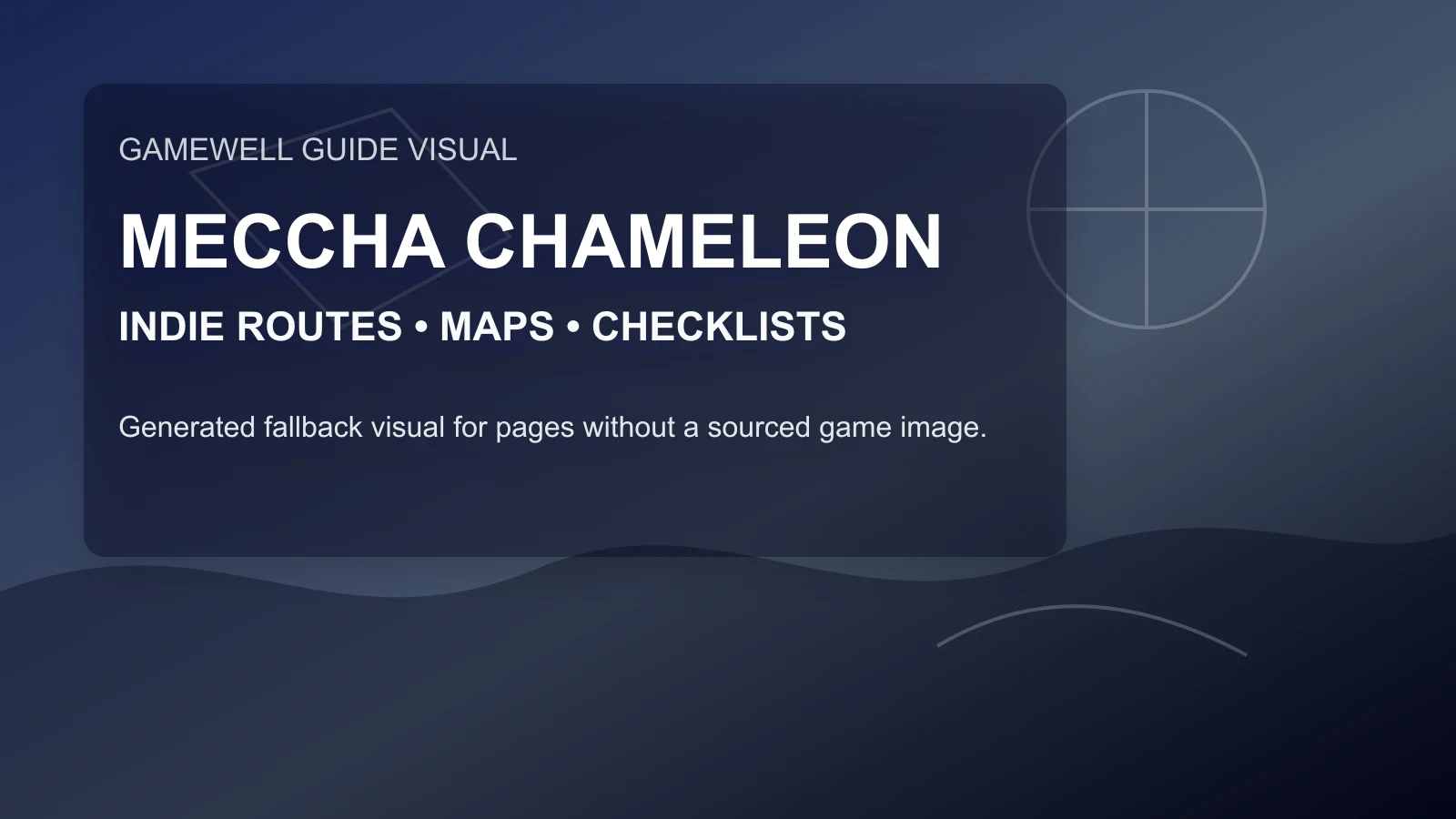 MECCHA CHAMELEON Map and Quest Hub